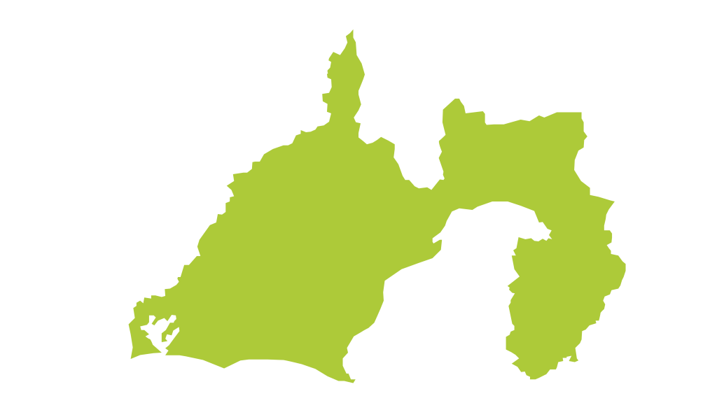 静岡県の地図